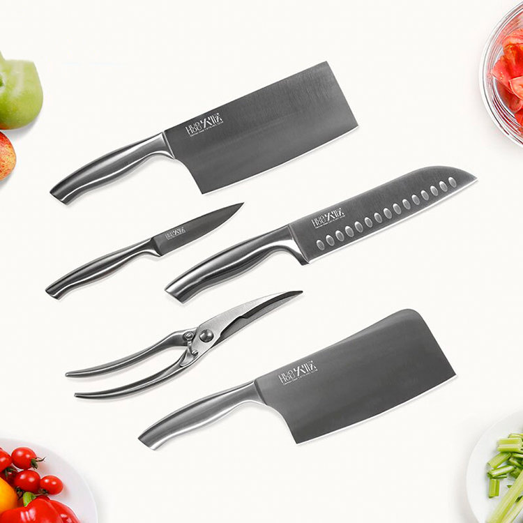 Набор ножей Xiaomi Huo Hou Nano Steel Knife Set 6in1 HU0014 - фото 1