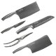 Набор ножей HuoHou Nano Steel Knife Set 6in1 HU0014 - Изображение 159020