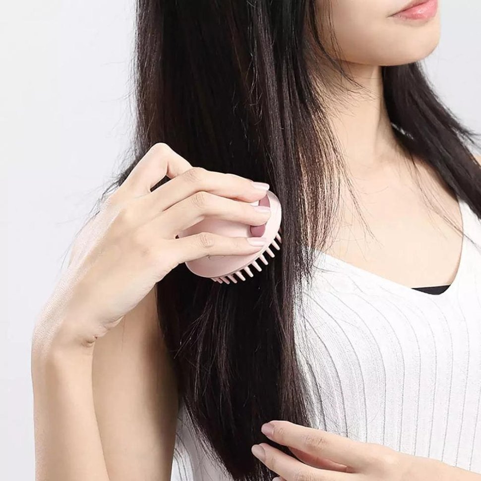 Расчёска массажная Xiaomi KRiBEE Electric Massage Comb Зелёная EP1164-3C - фото 4
