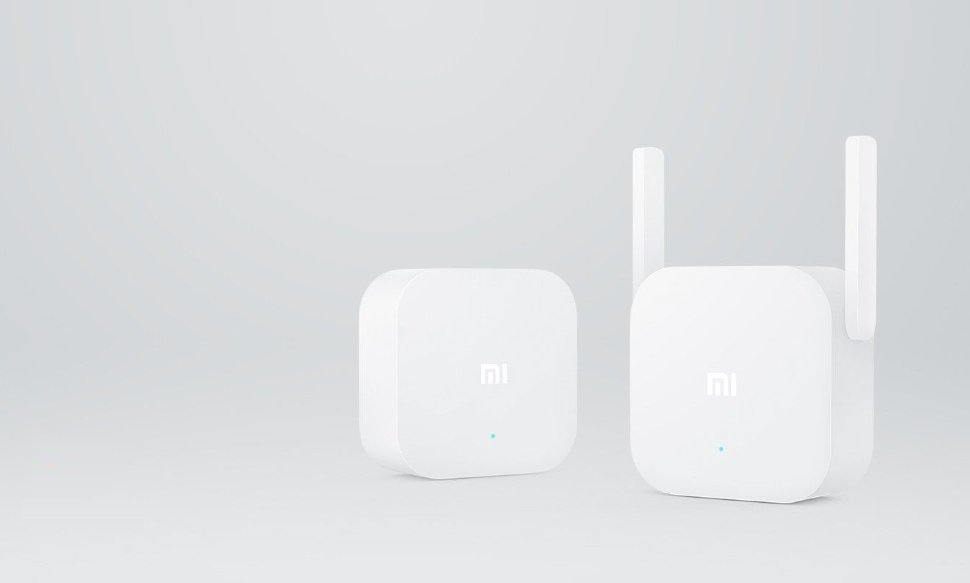 Усилитель Wi-Fi сигнала Xiaomi Mi Wi-Fi Powerline pack белый P01