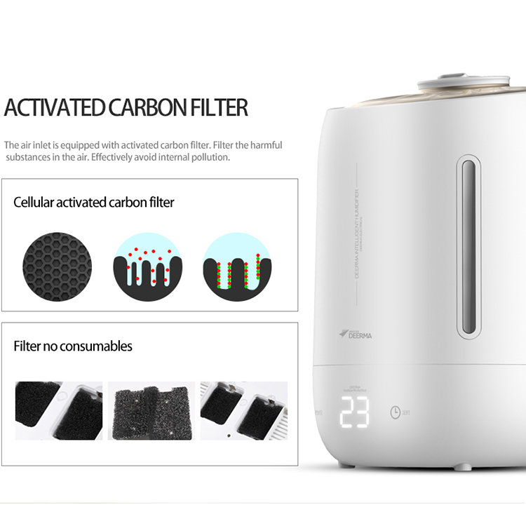 Увлажнитель воздуха Xiaomi Deerma Air Humidifier 5L DEM-F600 Белый DEM-F600 wh - фото 5