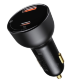 Автомобильное зарядное устройство Baseus Superme PPS Чёрный (+ кабель Type-C 100W 1м) - Изображение 206707