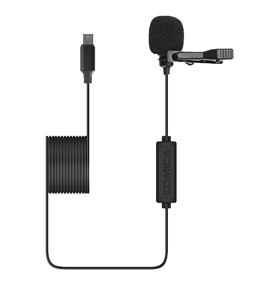 Микрофон петличный CoMica CVM-V01SP-UC Type-C 4.5м CVM-V01SP(UC)(4.5m)