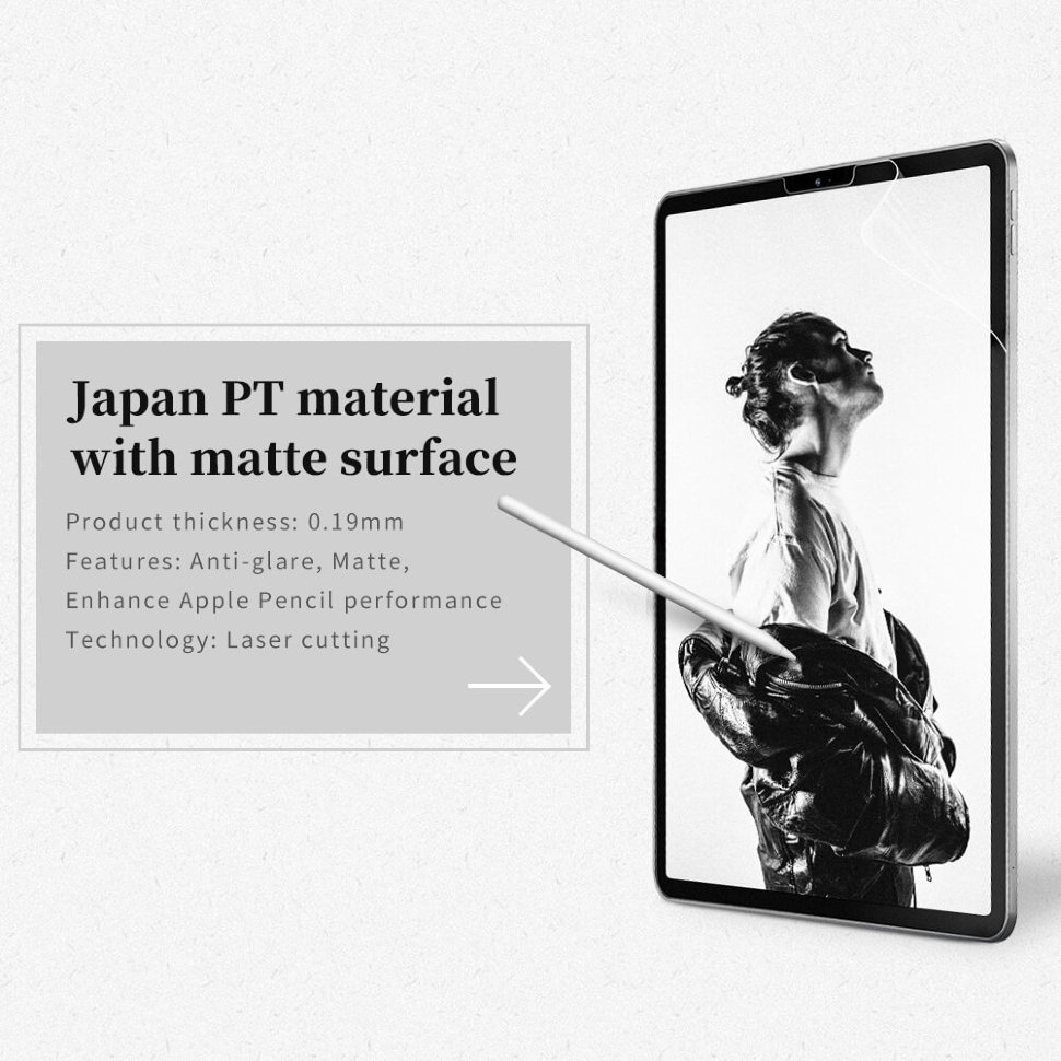 Пленка Nillkin AG Paper-like Screen Protector для iPad Pro 11 (2018/2020) - фото 8