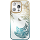 Чехол PQY Phoenix для iPhone 13 Pro Flying Золото/Зелёный - Изображение 173256