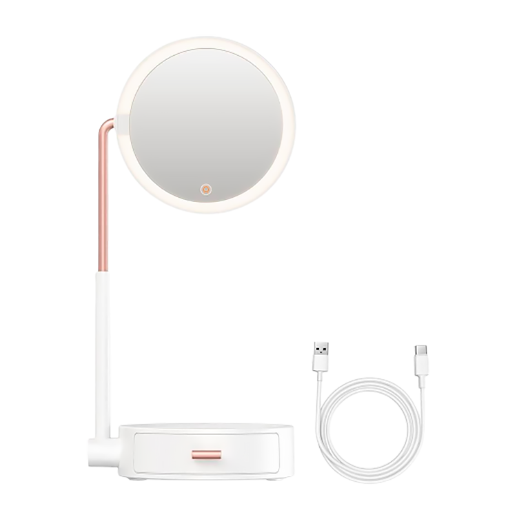 Зеркало Baseus Smart Beauty Series Lighted Makeup Mirror Белое DGZM-02 - фото 5