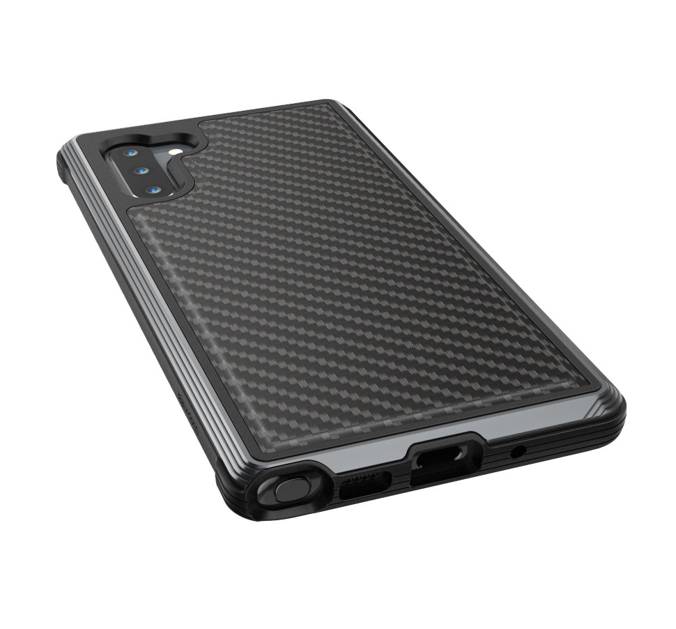 Чехол X-Doria Defense Lux для Samsung Galaxy Note10 Чёрный карбон 486439 - фото 2