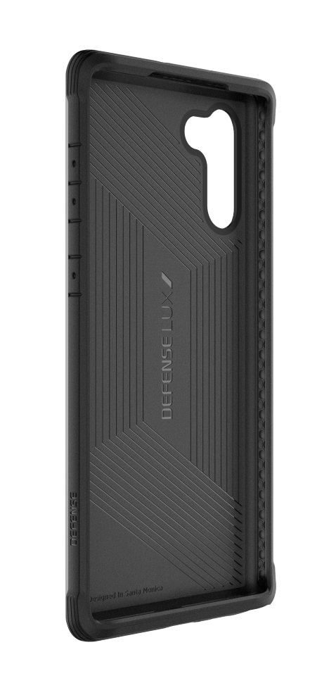 Чехол X-Doria Defense Lux для Samsung Galaxy Note10 Чёрный карбон 486439 - фото 3