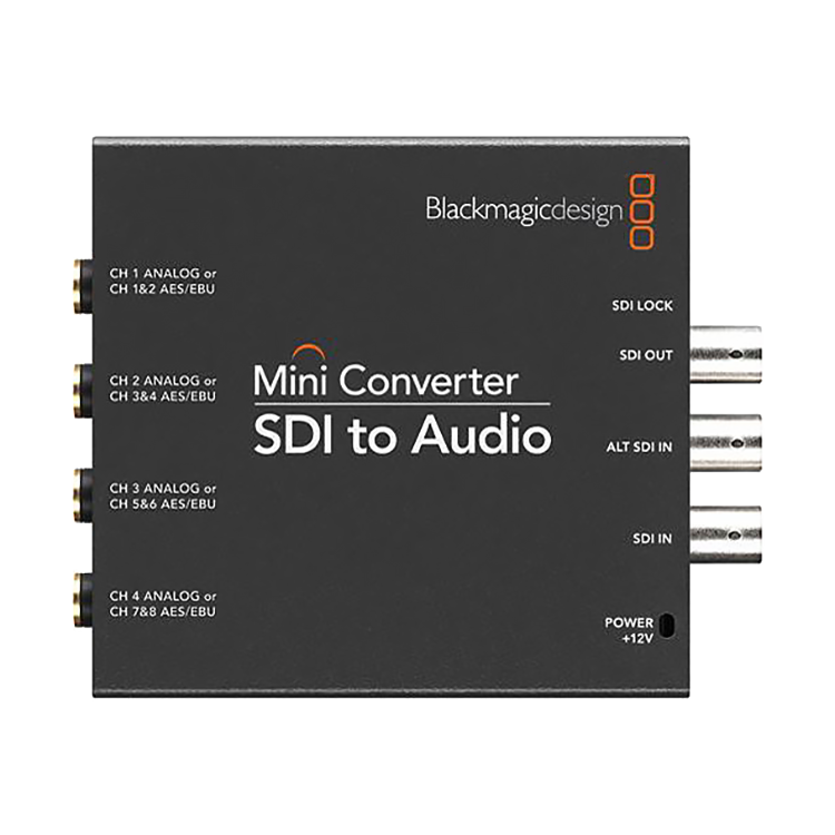 Мини конвертер Blackmagic Mini Converter SDI - Audio CONVMCSAUD мини конвертер blackmagic mini converter updowncross hd convmudcstd hd
