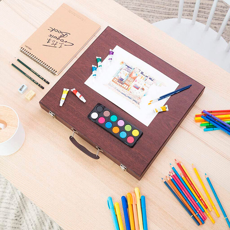 Набор для рисования Xiaomi DELI Painting Set Wooden Box (103 цвета) - фото 7