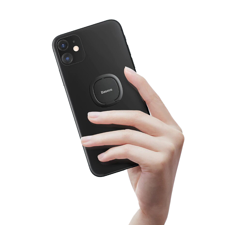 Кольцо для смартфона Baseus Invisible Серебро SUYB-0S