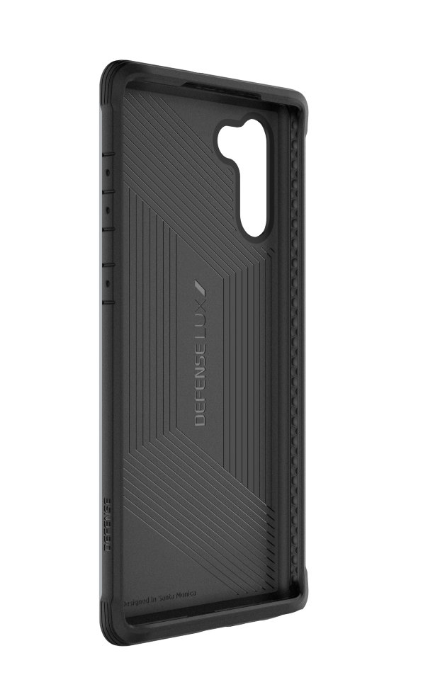 Чехол X-Doria Defense Lux для Samsung Galaxy Note10 Чёрная кожа 486422