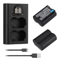 2 аккумулятора + зарядное устройство Powerextra NP-W235 (Уцененный кат. А)