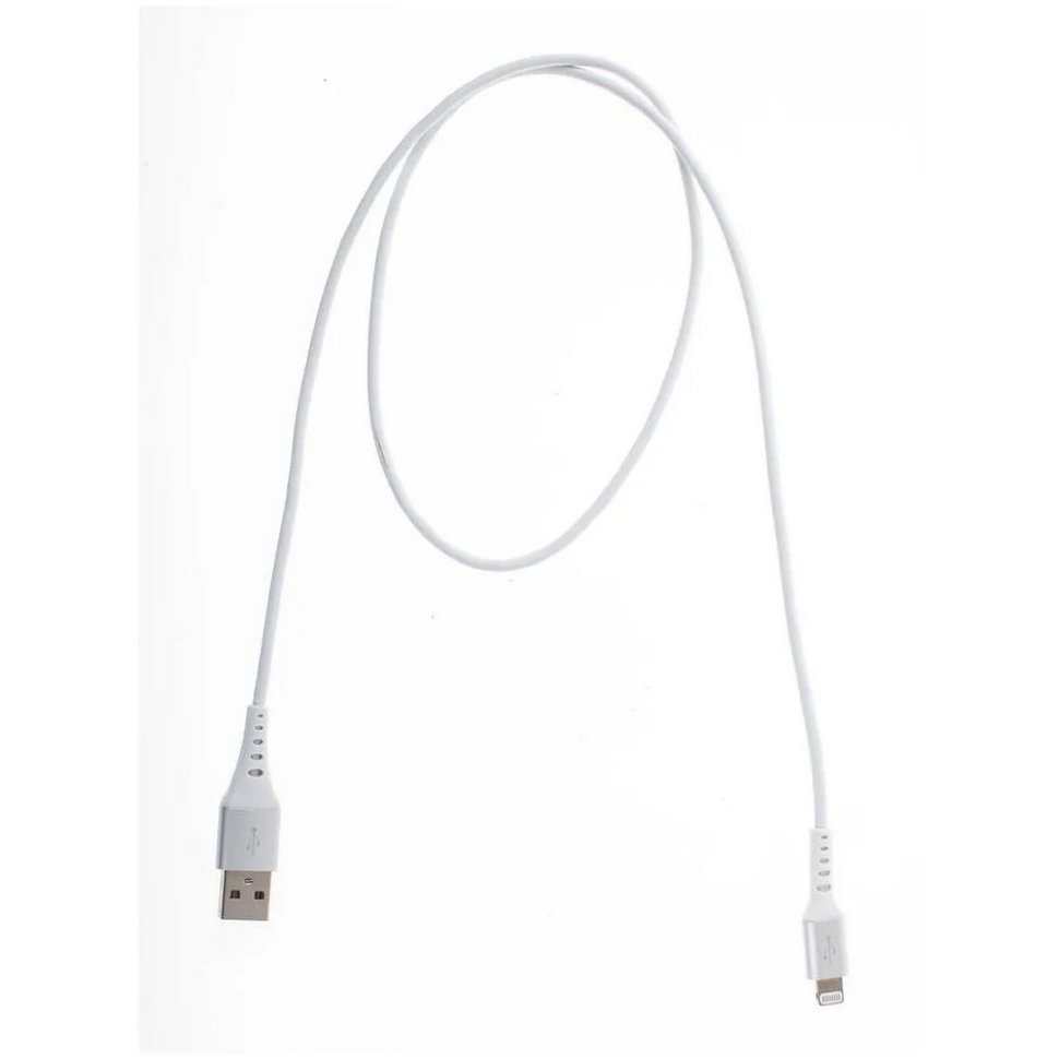 Кабель Cactus USB - Lightning 0.8м Белый CS-LG.USB.A-0.8 - фото 4