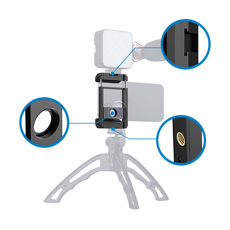 Держатель смартфона Apexel F001 с байонетом 17мм APL-F001 объектив микроскоп apexel mobile microscope 100x для смартфона apl ms001