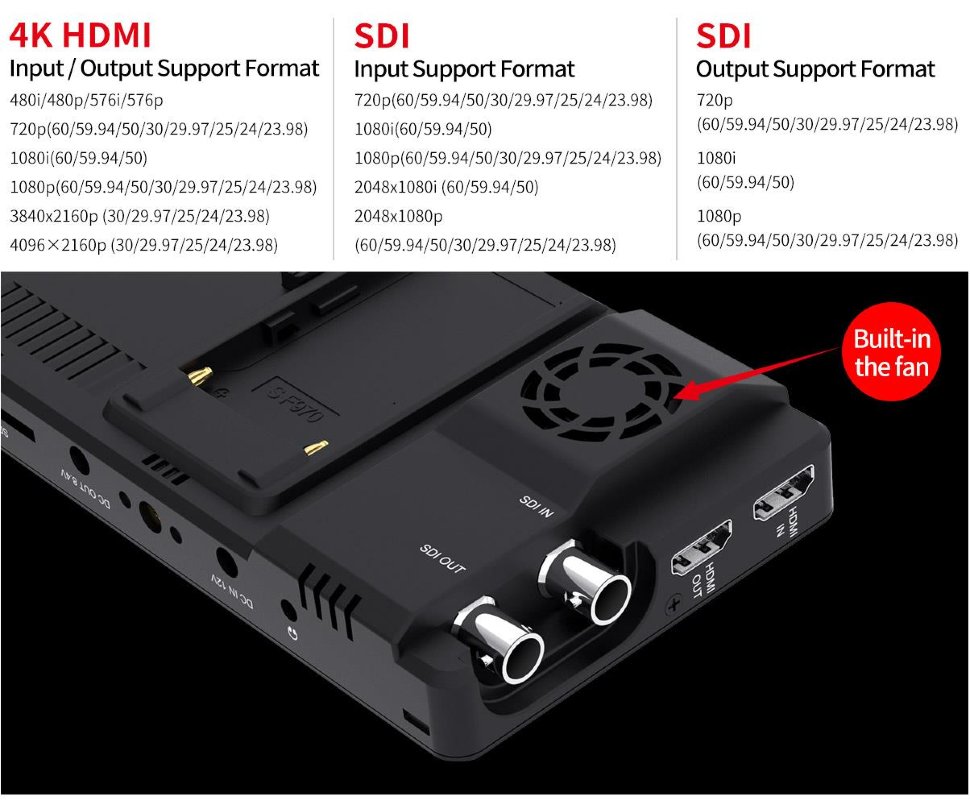 Операторский монитор Feelworld LUT6S HDMI/SDI от Kremlinstore