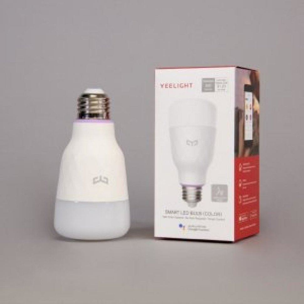 Лампа светодиодная Xiaomi Yeelight Smart LED Bulb 1S E27 8.5Вт YLDP13YL - фото 4