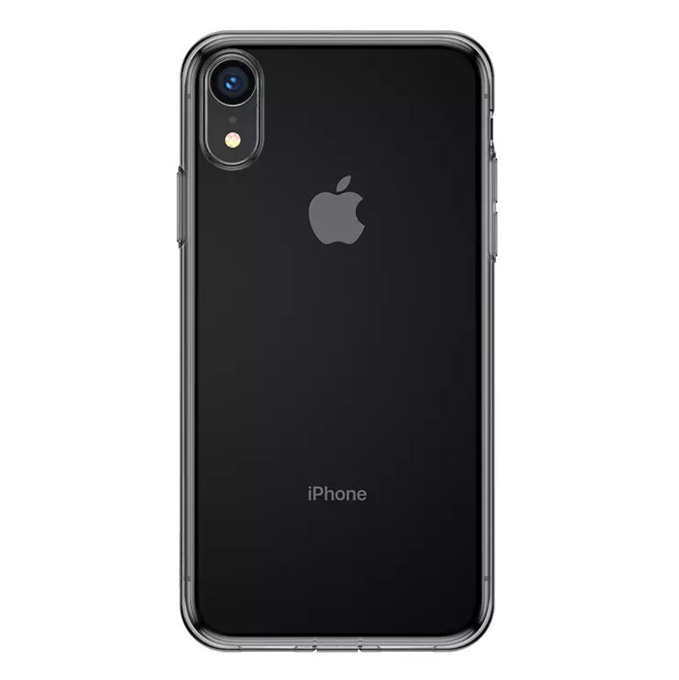 Чехол Baseus Simplicity для iPhone XR Прозрачный чёрный ARAPIPH61-A01 - фото 1