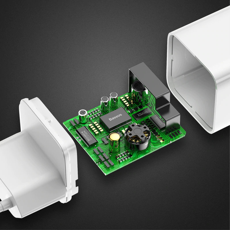 Сетевой адаптер Baseus BX02 для беспроводной зарядки Белый CCALL-BX02 - фото 3