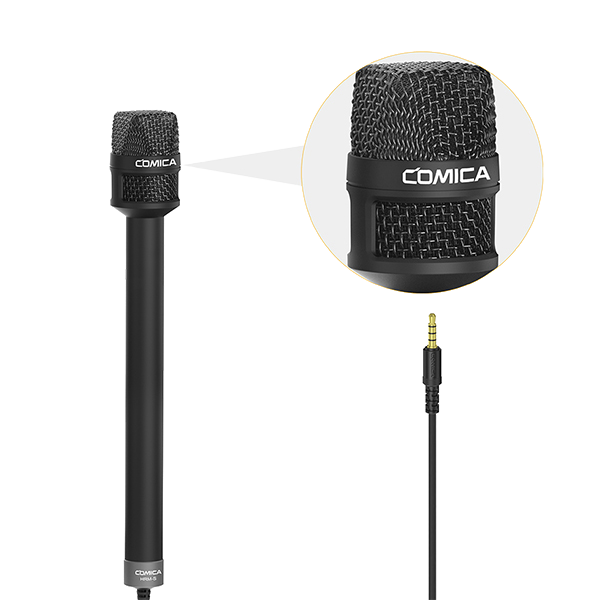 Микрофон CoMica HRM-S для смартфона (Уцененный кат.Б) уцБ-HRM-S микрофон петличный двойной comica dual lav cvm d03 stc уцененный кат а уц cvm d03 stc