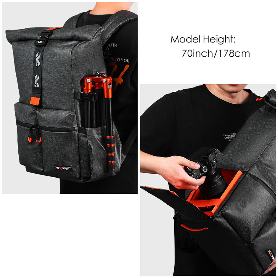 Рюкзак K&F Concept Camera Backpack 20L KF13.096V1 - фото 2