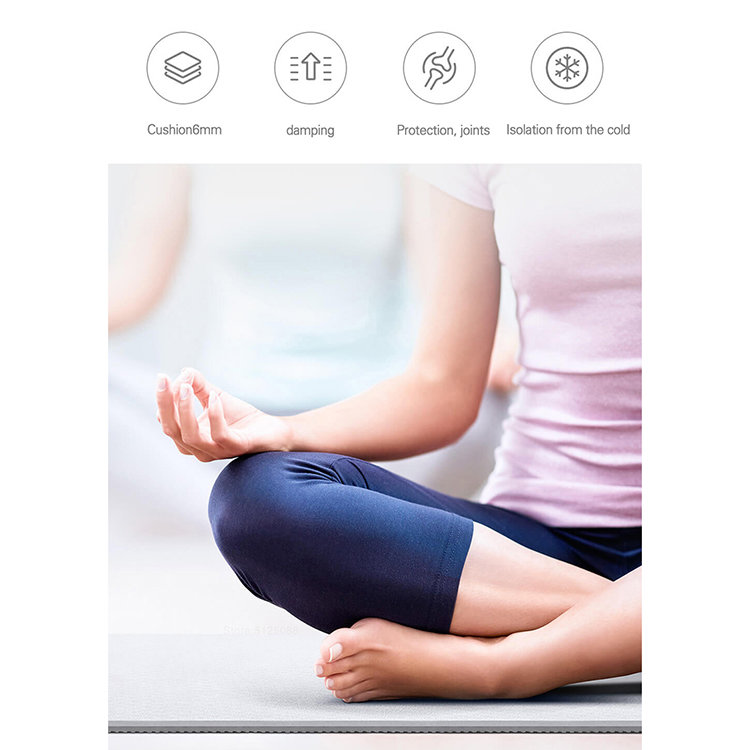 Коврик для йоги Xiaomi Yunmai Double-sided Yoga Mat Non-slip Синий YMYG-T602 - фото 8
