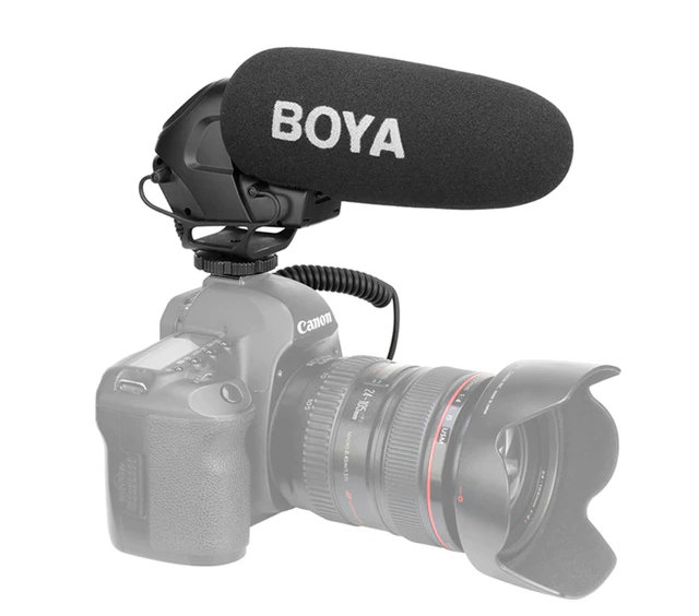 Микрофон BOYA BY-BM3030 переходник boya by k2 type c mini jack 3 5 мм trs