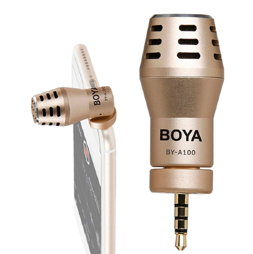 Микрофон BOYA BY-A100 для смартфона miniJack 3.5 мм 