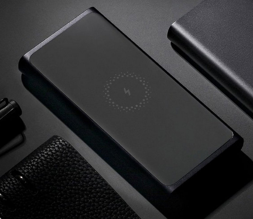 Внешний аккумулятор с беспроводной зарядкой Xiaomi Mi Wireless Charger Youth Version 10000 мАч Чёрный WPB15ZM - фото 1