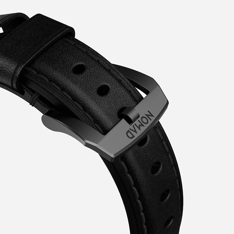 Ремешок Nomad Traditional для Apple Watch 42/44 мм Чёрный с черной фурнитурой NM1A41BT00 - фото 5