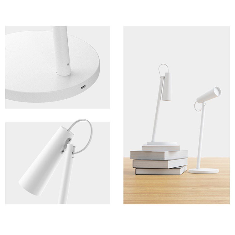 Лампа настольная Xiaomi Mijia Rechargeable Desk Lamp Белая - фото 4