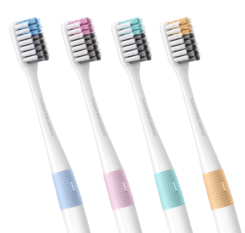 Зубные щётки Dr.Bei (4 шт) Dr. Bei Colors