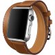 Ремешок кожаный HM Style Double Tour для Apple Watch 42/44 mm Коричневый - Изображение 41108
