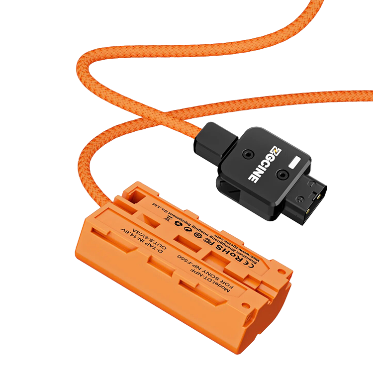 Адаптер питания ZGCine NP-F550 - D-Tap DT-NPF ivu creator универсальный midi кабель 5 контактный адаптер для конвертера кабеля midi в usb совместимый с различными ос