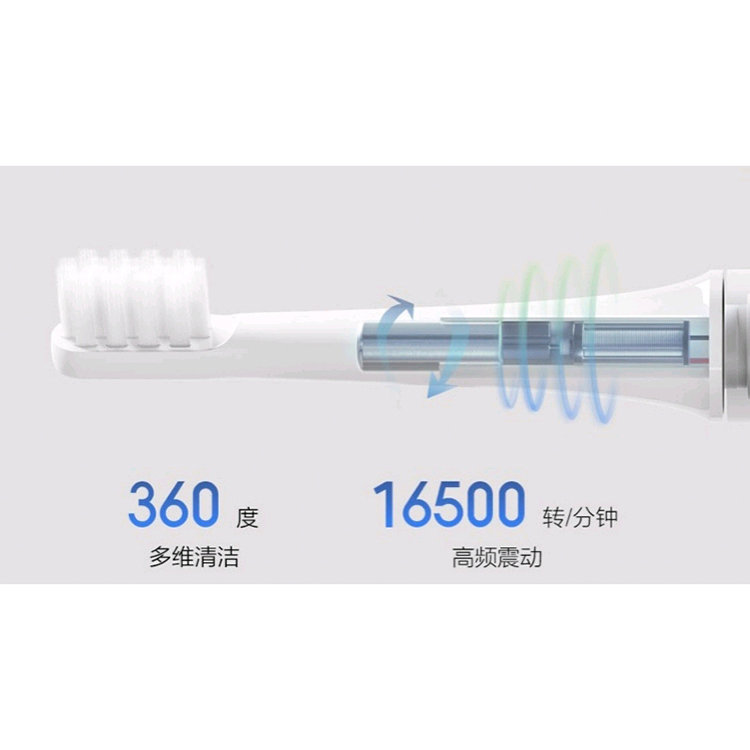 Электрическая зубная щетка Xiaomi Mijia Sonic Electric Toothbrush T100 Белая MES603 - фото 4