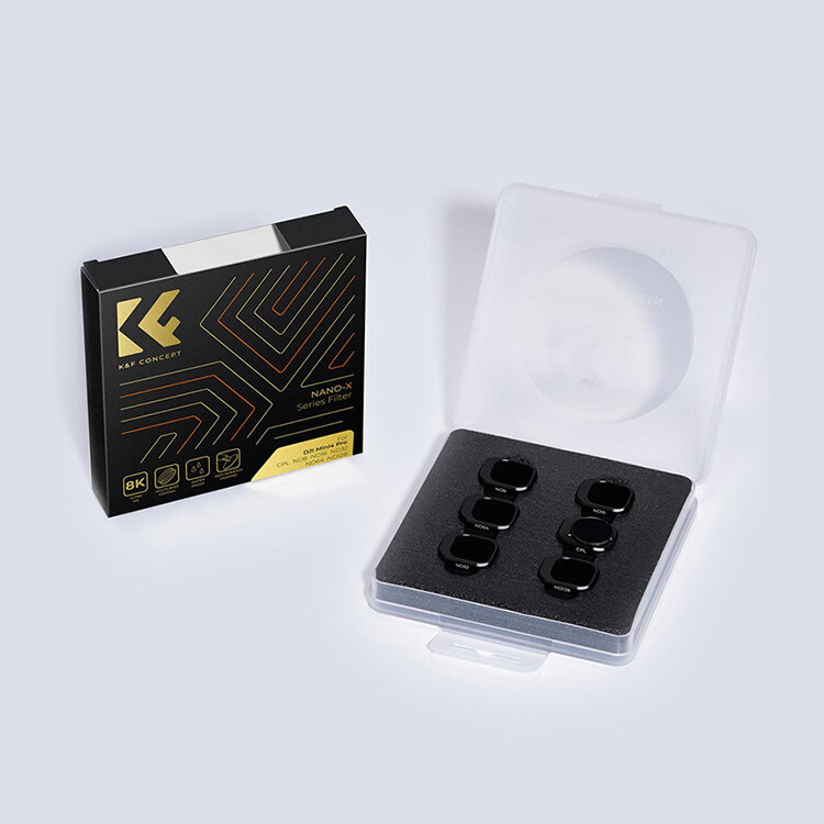 Комплект светофильтров K&F Concept CPL + ND для DJI Mini 4 Pro (6шт) SKU.2080 - фото 3