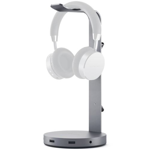 Подставка-хаб Satechi USB-C Headphone Stand для наушников Серый космос 