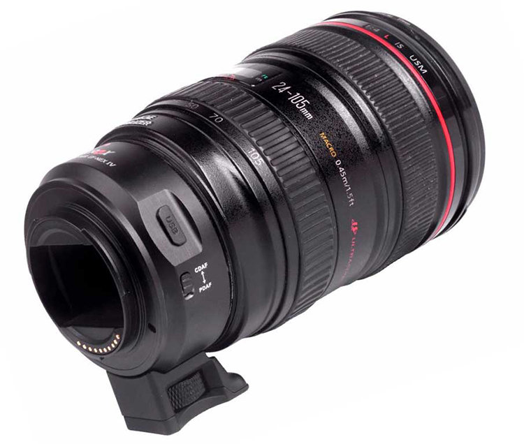 Адаптер Viltrox EF-NEX IV для объективов Canon EF/EF-S на байонет Sony E-mount - фото 3