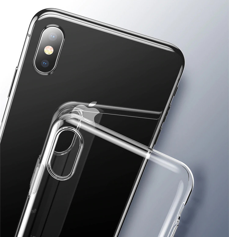 Чехол Baseus Simplicity (dust-free) для iPhone Xs Max Transparent Black ARAPIPH65-A01 - фото 5