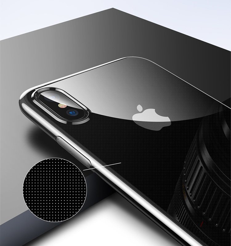 Чехол Baseus Simplicity (dust-free) для iPhone Xs Max Transparent Black ARAPIPH65-A01 - фото 7