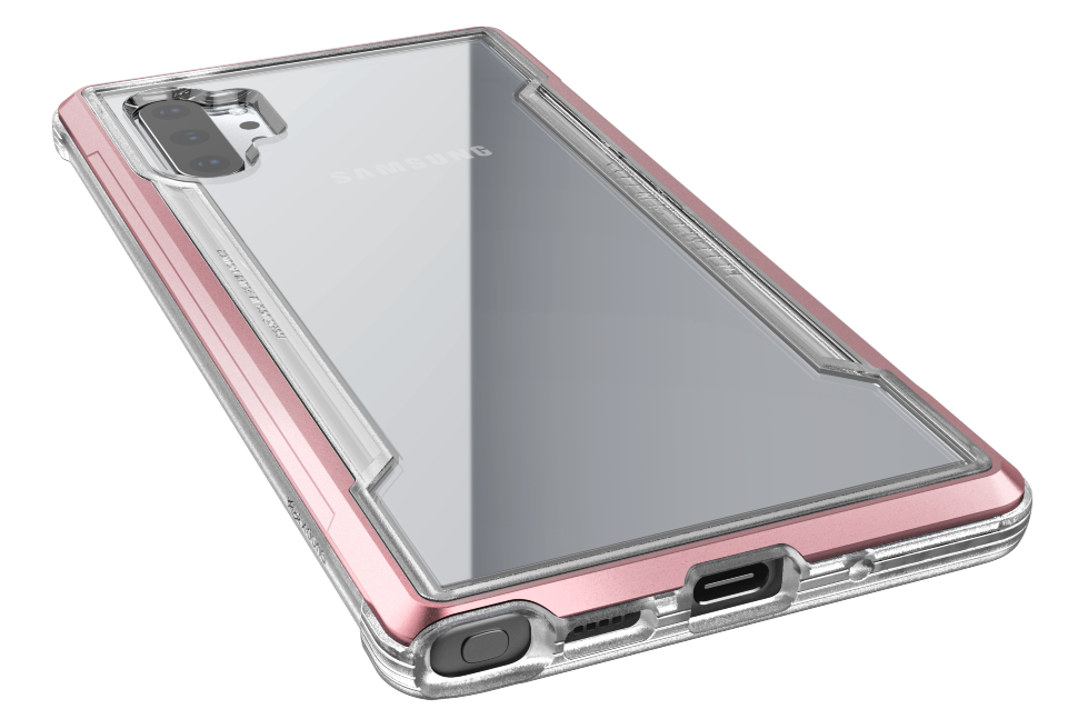 Чехол X-Doria Defense Shield для Samsung Galaxy Note10+ Розовое золото 486125 - фото 3