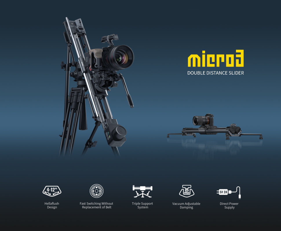 Слайдер моторизованный Zeapon Micro3 E500 PONS PT Kit TZ-10 слайдер zeapon micro2 m600 уцененный кат а srd 03