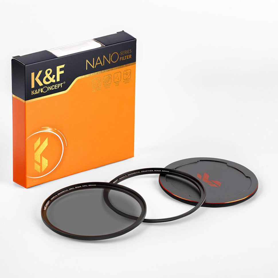 Светофильтр K&F Concept Nano-X Magnetic CPL 55мм SKU.1702 - фото 3