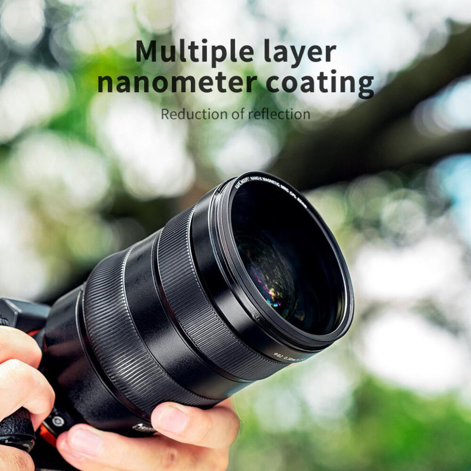 Светофильтр K&F Concept Nano-X Magnetic CPL 55мм SKU.1702 - фото 5