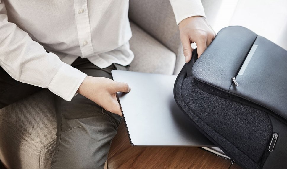 Рюкзак Xiaomi Travel Business Multifictional Backpack Чёрный ZJB4165CN - фото 7