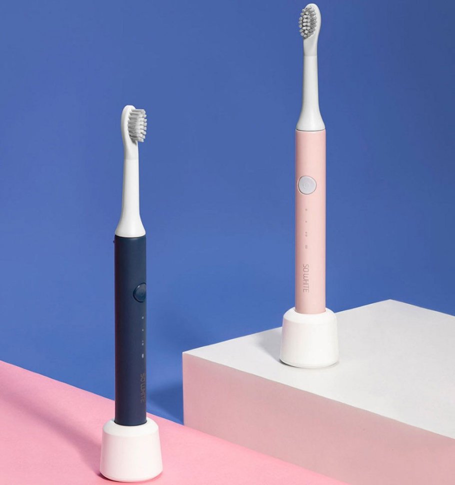 Электрическая зубная щетка Xiaomi So White Sonic Electric Toothbrush EX3 Розовая - фото 2