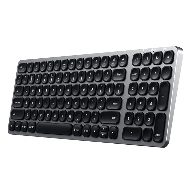 Беспроводная клавиаутра Satechi Compact Backlit Bluetooth Keyboard ST-ACBKM-RU - фото 1