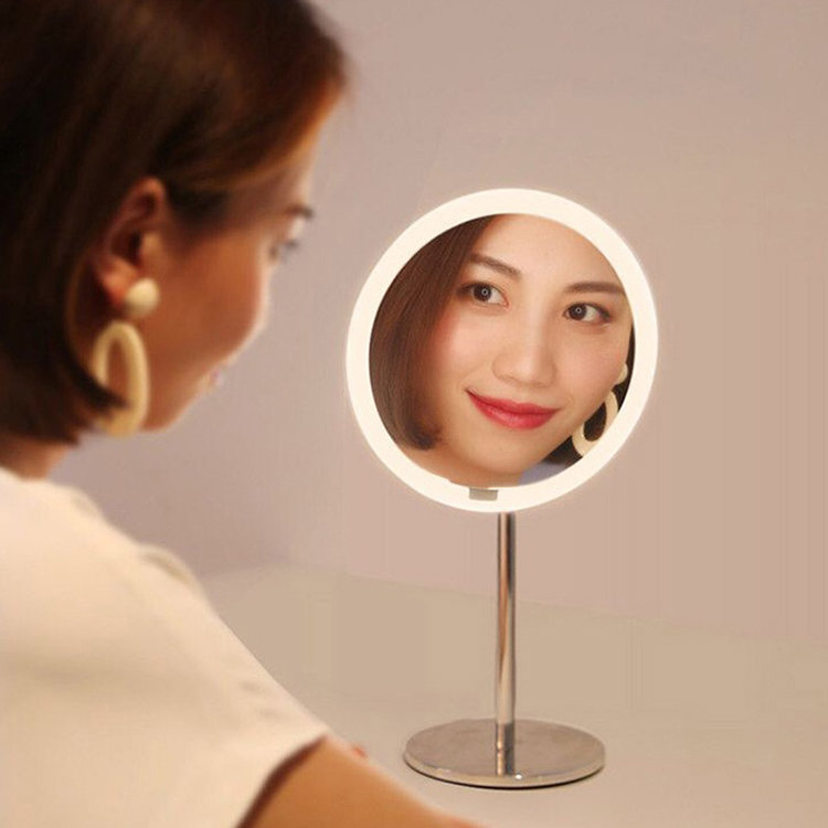 Зеркало косметическое настольное Xiaomi Yeelight LED Lighting Mirror (YLGJ01YL) с подсветкой