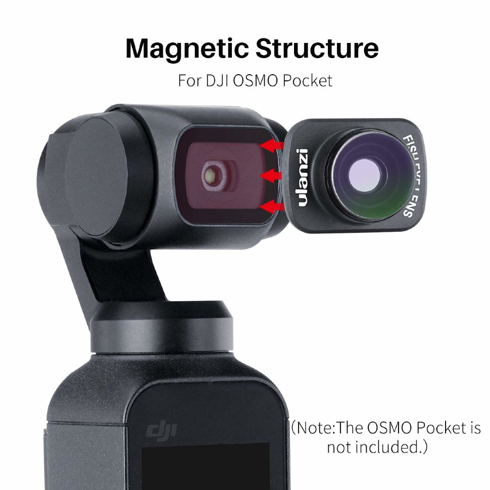 Объектив Ulanzi OP-8 Fisheye Lens для Osmo Pocket 1396 - фото 6