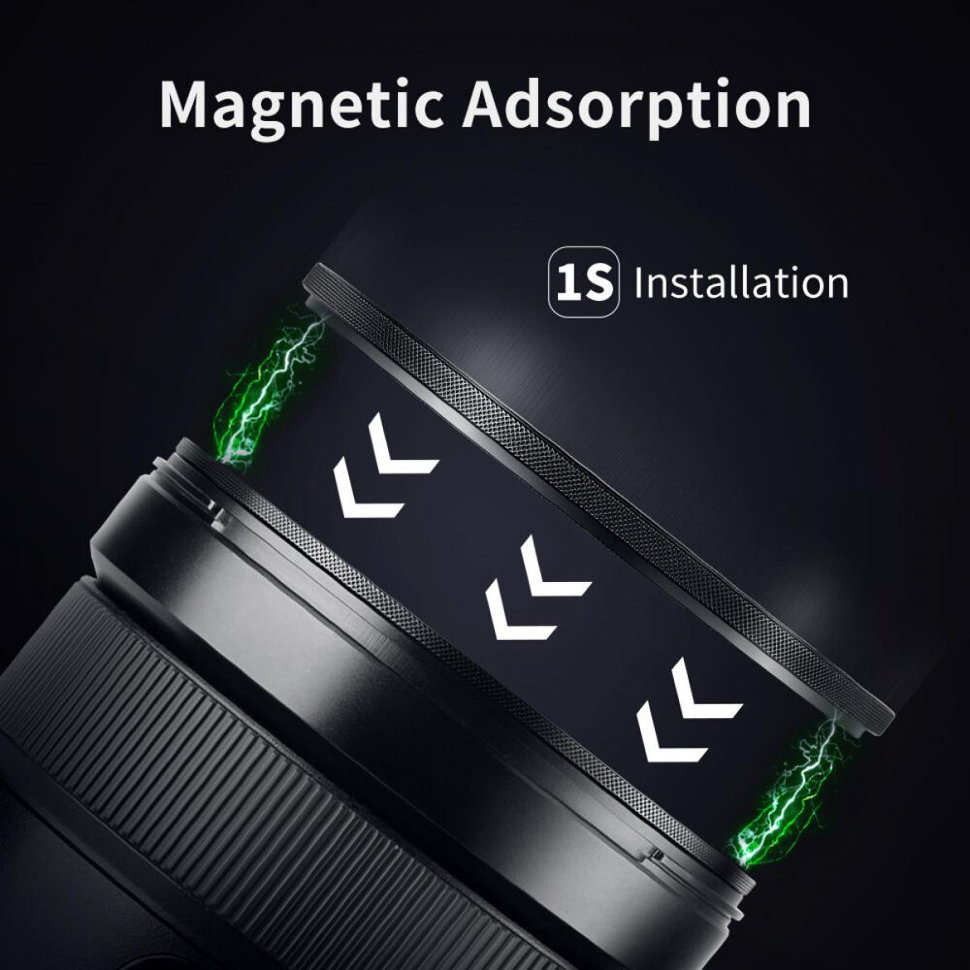 Светофильтр K&F Concept Nano-X Magnetic CPL 58мм SKU.1703 - фото 6